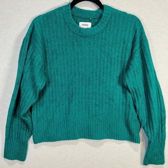 Pistola Long Sleeve Sweater. Size S. Color Green. NWOT - Picture 1 of 3